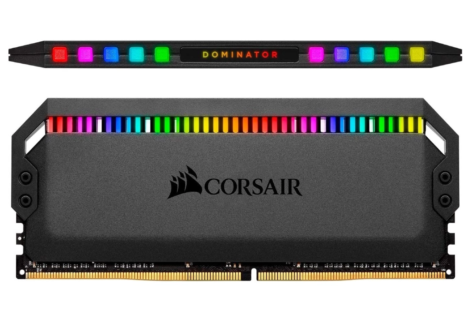Exotic Home Cmt16Gx4M2C3200C16 16Gb (2X8Gb) Ddr4 3200Mhz Cl16 Dominator Rgb Soğutuculu Siyah Dimm Bellek - Görsel 2