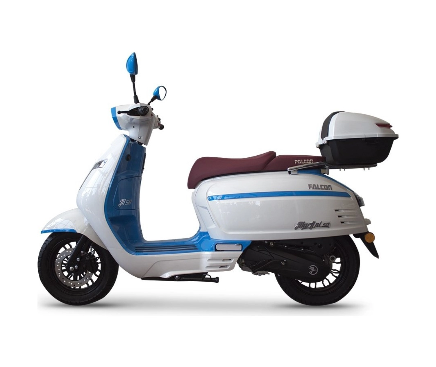 Falcon Motosiklet Falcon Martini 50 Scooter Beyaz ürün görseli