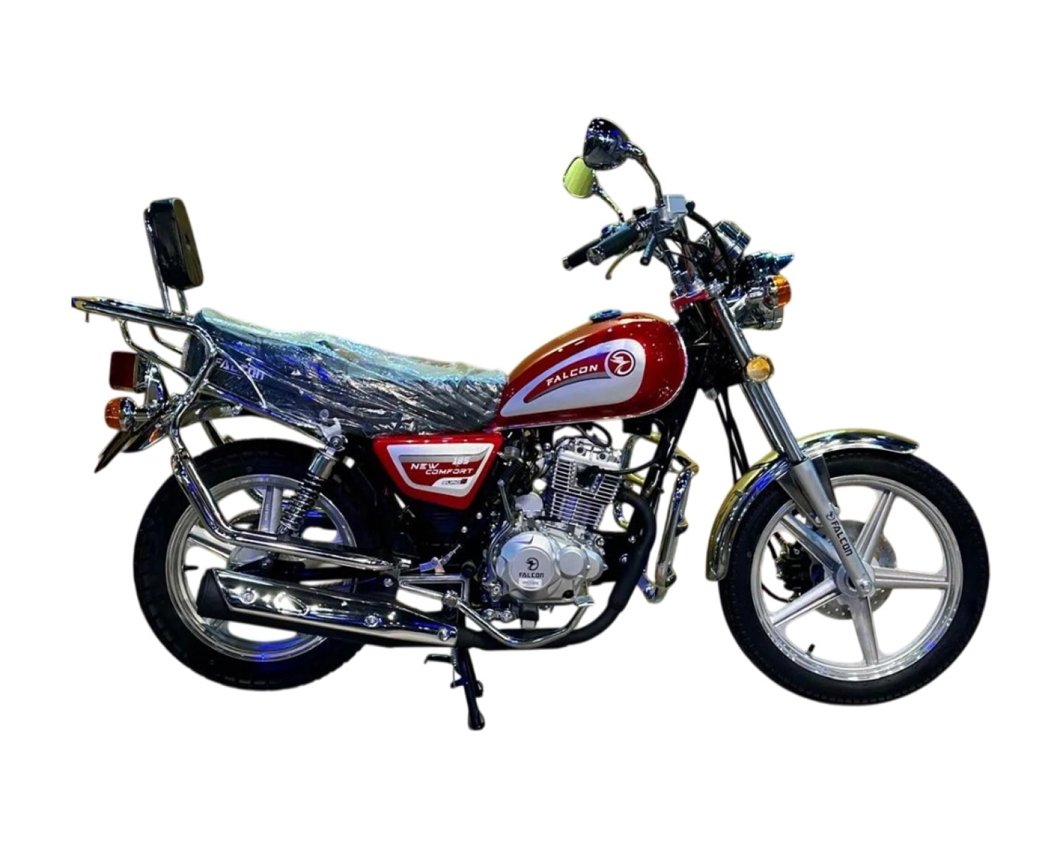 Falcon New Comfort 185 Benzinli Motosiklet - Kırmızı ürün görseli