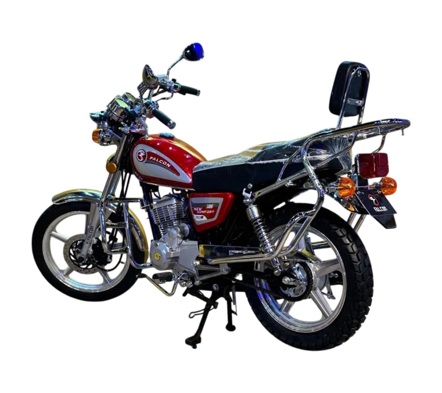 Falcon New Comfort 185 Benzinli Motosiklet - Kırmızı - Görsel 2