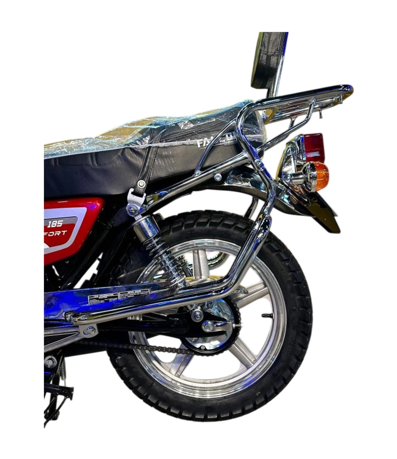 Falcon New Comfort 185 Benzinli Motosiklet - Kırmızı - Görsel 5