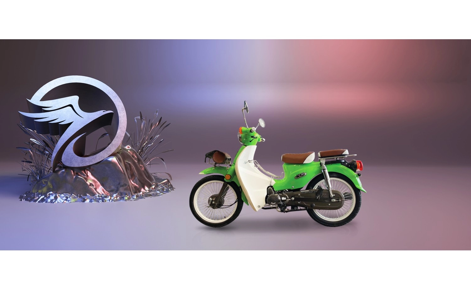 Falcon - Retro 50 Cup Scooter - 2025 Model ürün görseli