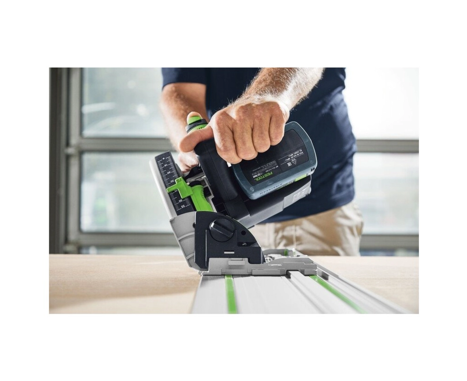 Festool Tsc 55 Şarjlı + Klavuzlu Akulu Sunta Kesme Makinası 577371 - Görsel 5