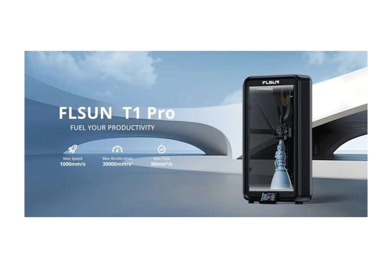 Flsun T1 Pro Ultra High Speed 3D Printer - Görsel 3