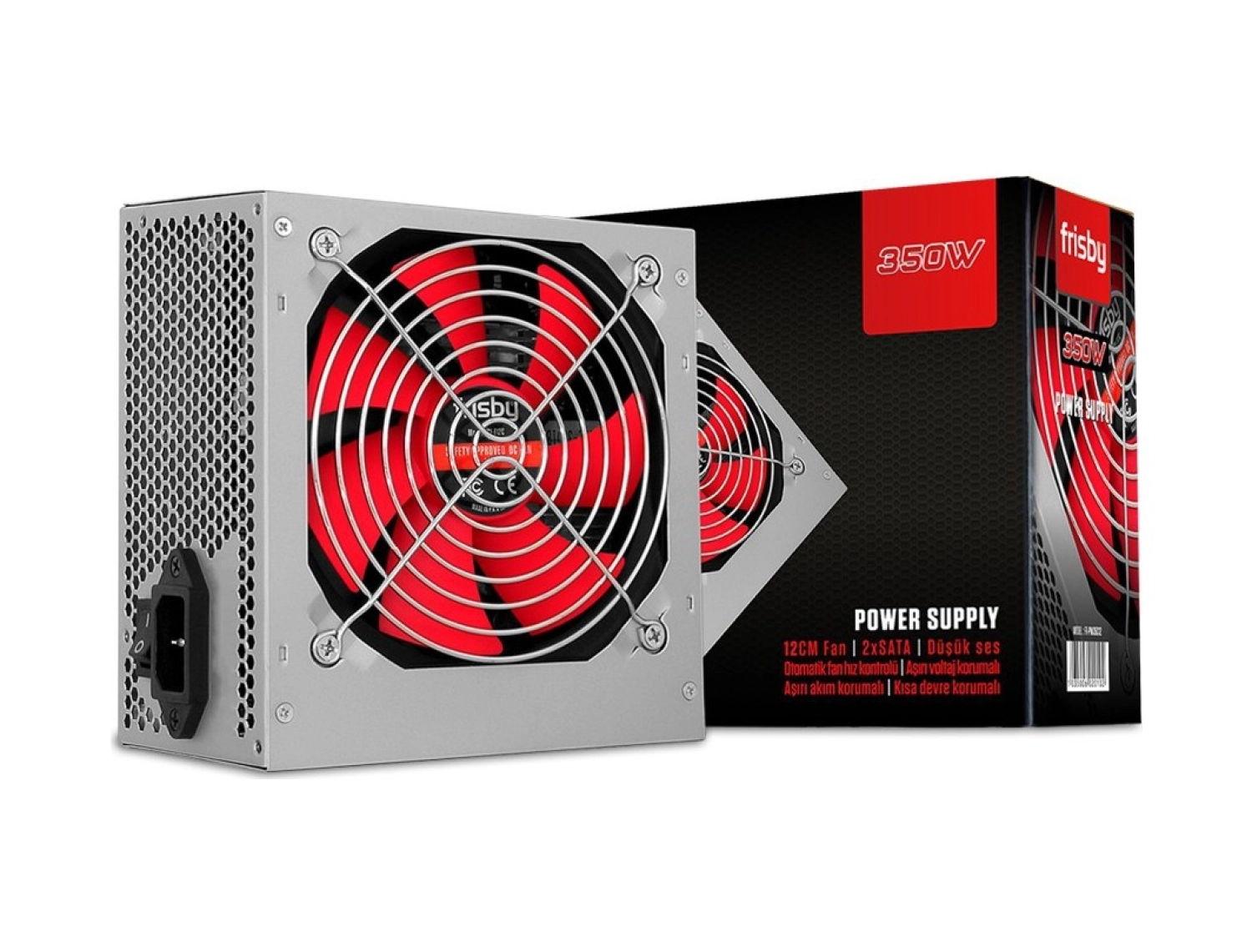 Frisby 350W 12Cm Siyah Power Supply (Fr-Pw35C12) - Görsel 3