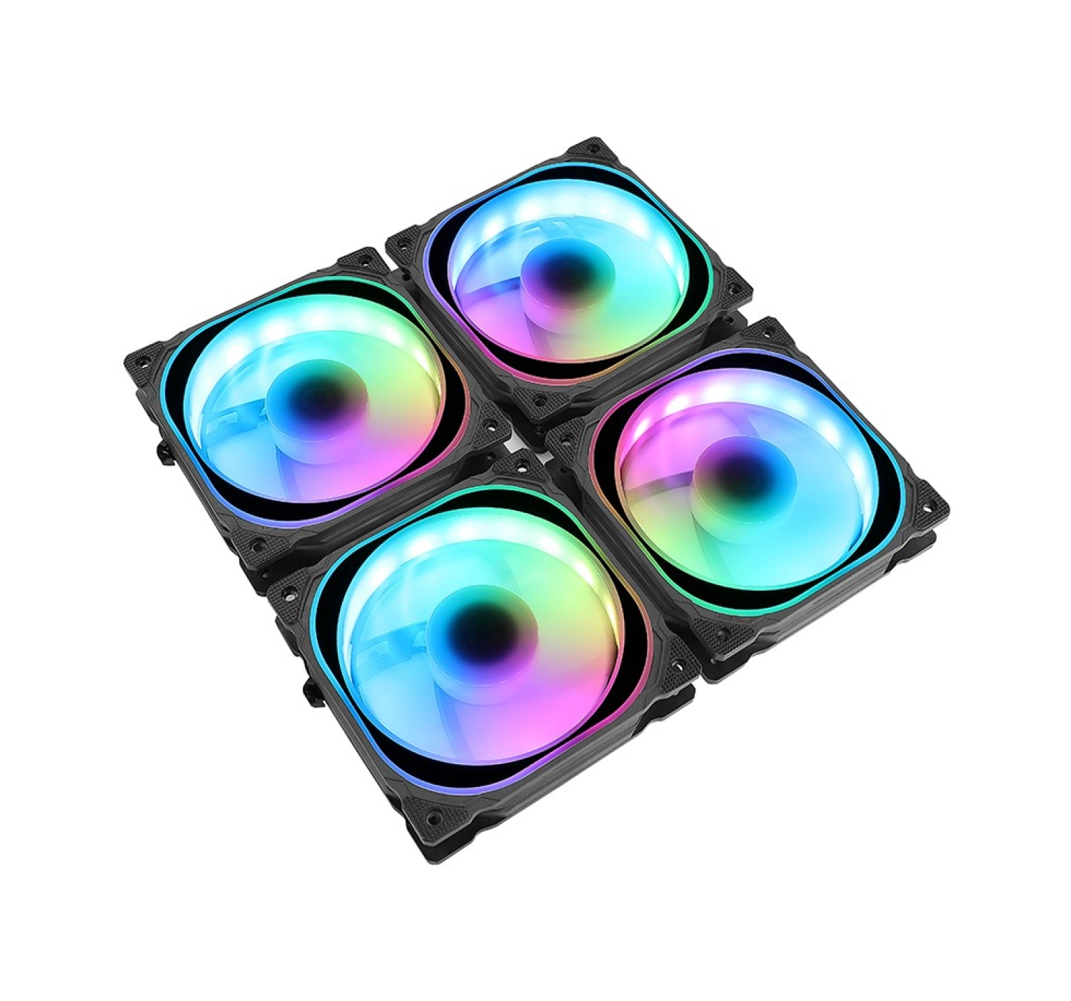 Frisby Fcl-F1274C 4 X 120Mm Argb 4'Lü Fan Seti Kit Sessiz Rgb Kasa Fanı - Görsel 2