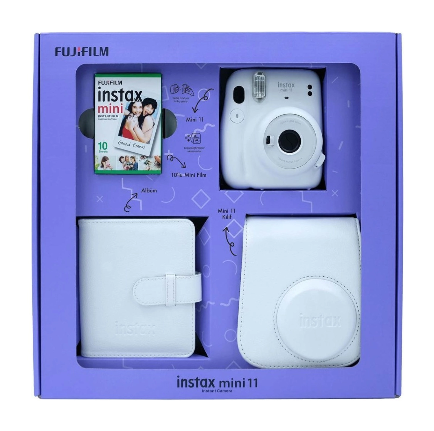 Fujifilm Instax Mini 11 Kare Albümlü Beyaz Box ürün görseli