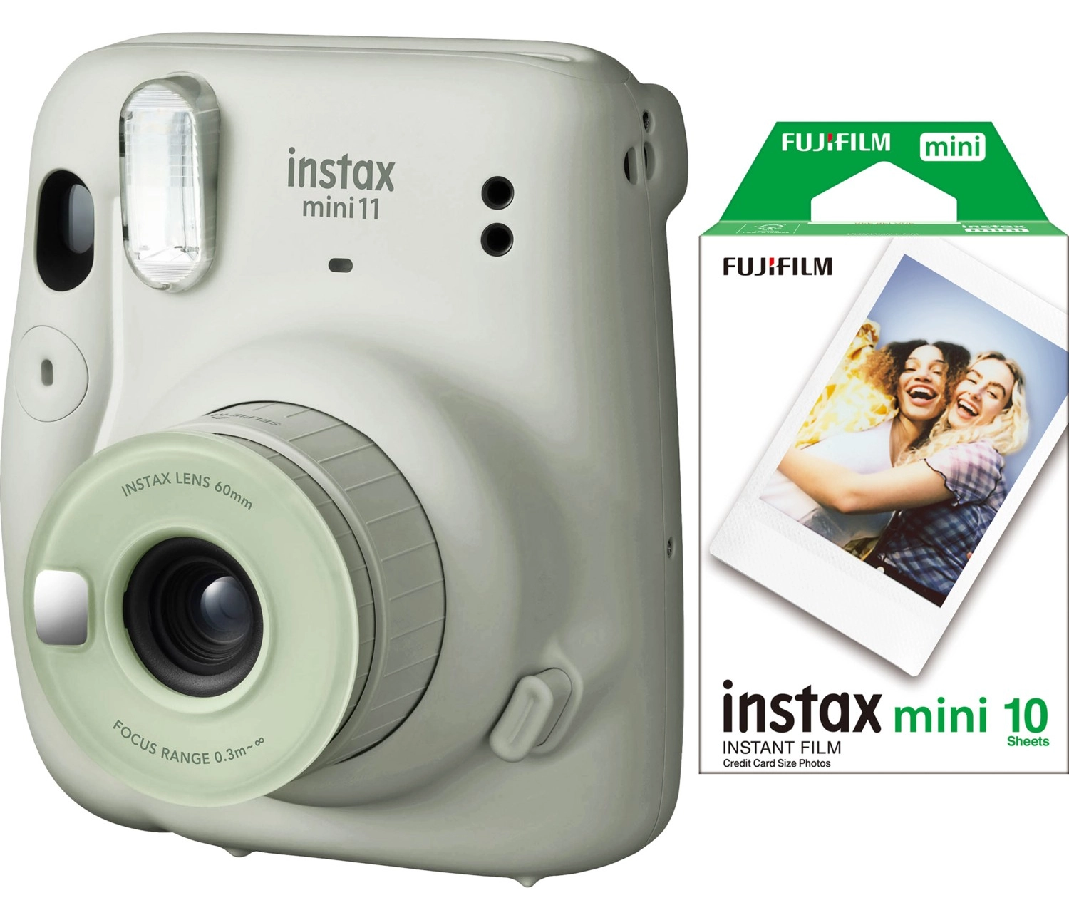 Fujifilm Instax Mini 11 Yeşil Fotoğraf Makinesi 10Lu Film ürün görseli