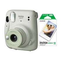 Fujifilm Instax Mini 11 Yeşil Fotoğraf Makinesi 10Lu Film