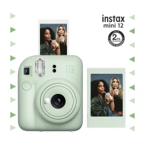 Fujifilm Instax Mini 12 Yeşil Fotoğraf Makinesi Ve Fotoğraf Çerçeve Seti