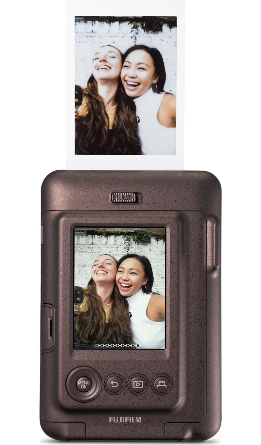 Fujifilm Instax Mini Liplay Hybrid Deep Bronze Fotoğraf Makinesi-20'Li Film Ve Çerçeve Hediye Seti - Görsel 3