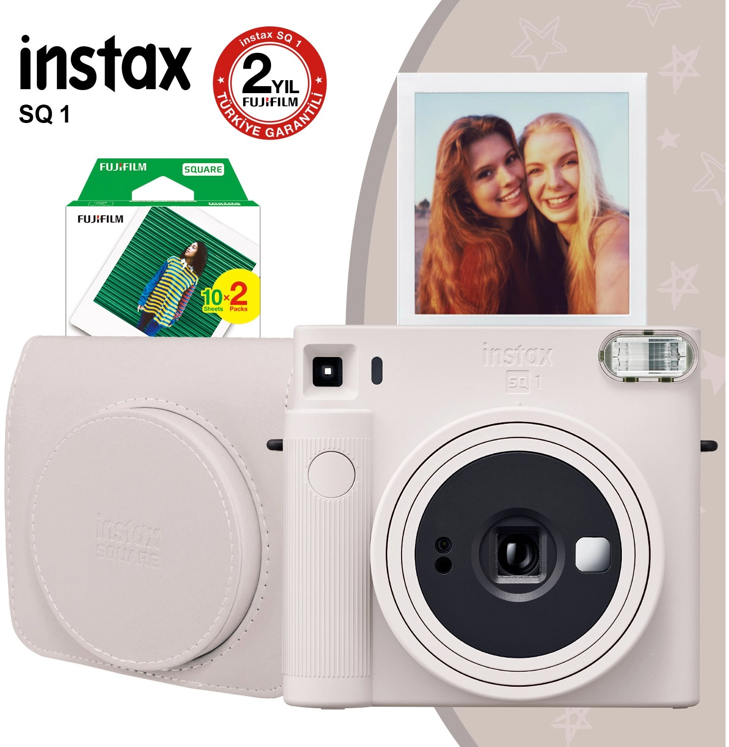 Fujifilm Instax Sq1 Beyaz Fotoğraf Makinesi ürün görseli