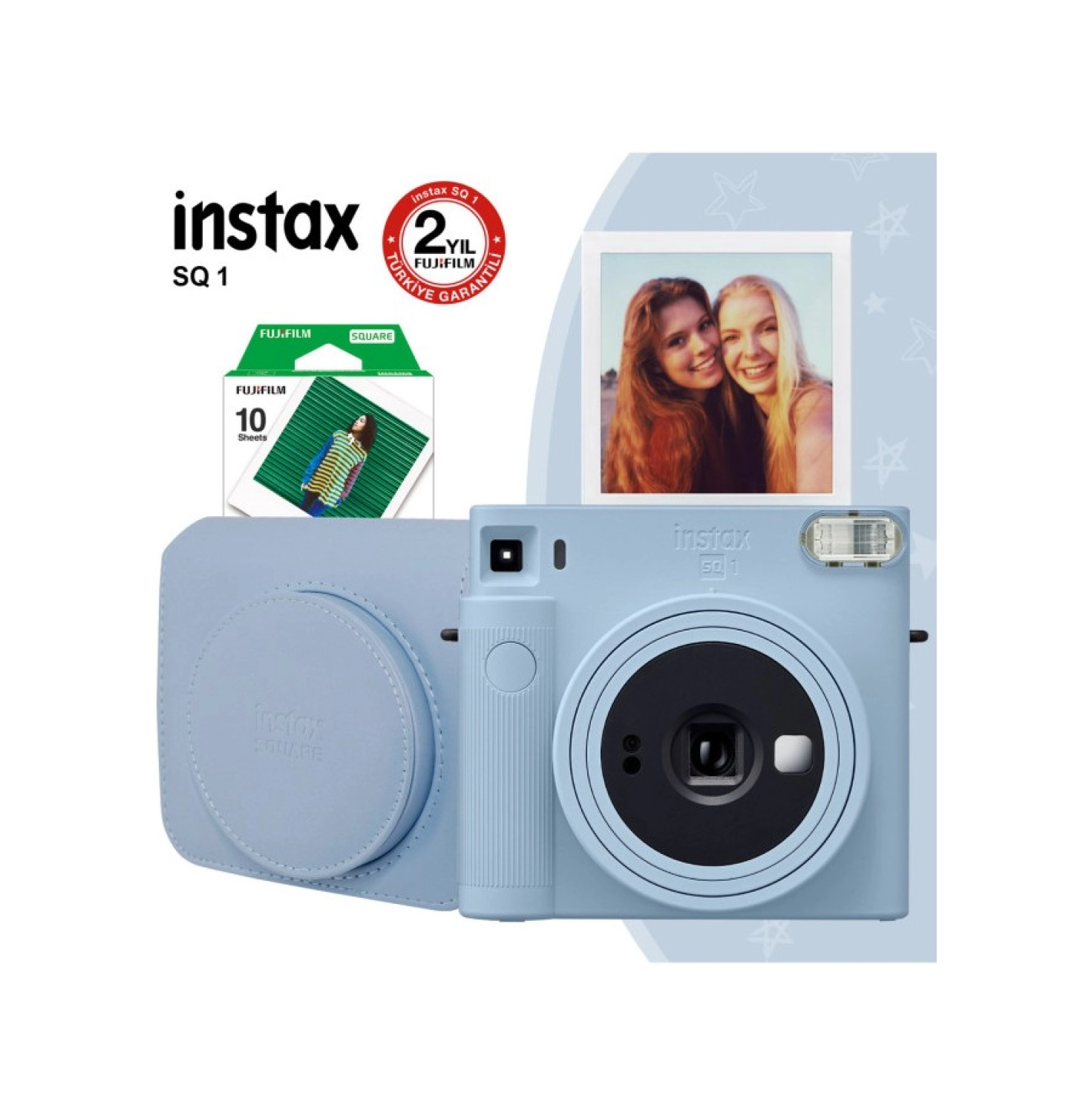 Fujifilm Instax Sq1 Buz Mavi Fotoğraf Makinesi ürün görseli