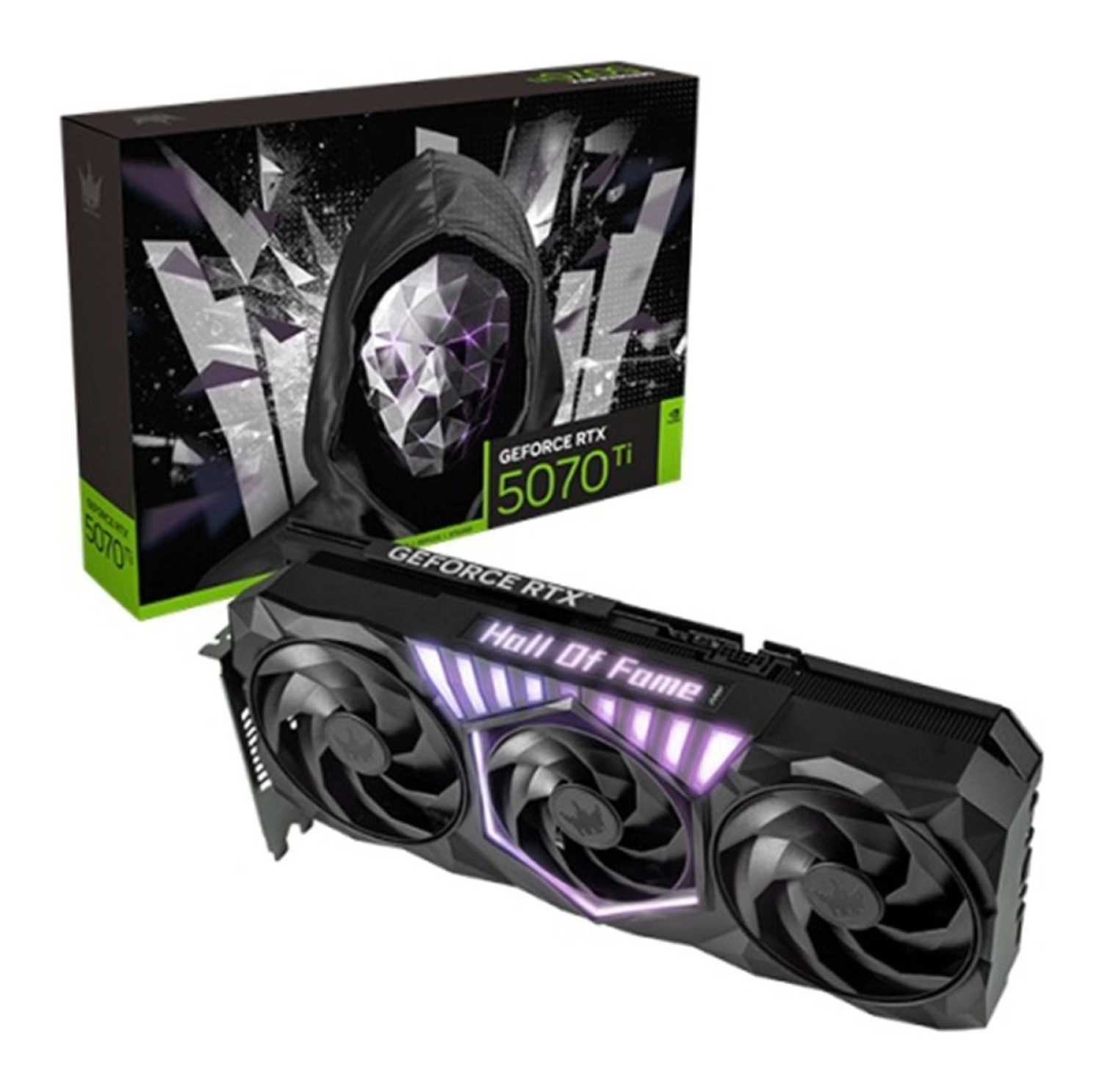 Galax Geforce Rtx 5070 Ti Hof Gaming Black Edition 1-Click Oc 16Gb Gddr7 256 Bit Dlss 4 Ekran Kartı (57Izn6Mdcxhs) ürün görseli
