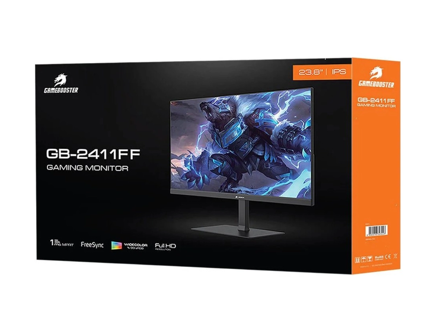 Gamebooster Gb-2411Ff 23.8" 100Hz 1Ms Mprt Fast Ips Fhd Hdmı+Vga Flat Gaming Monitör - Görsel 4