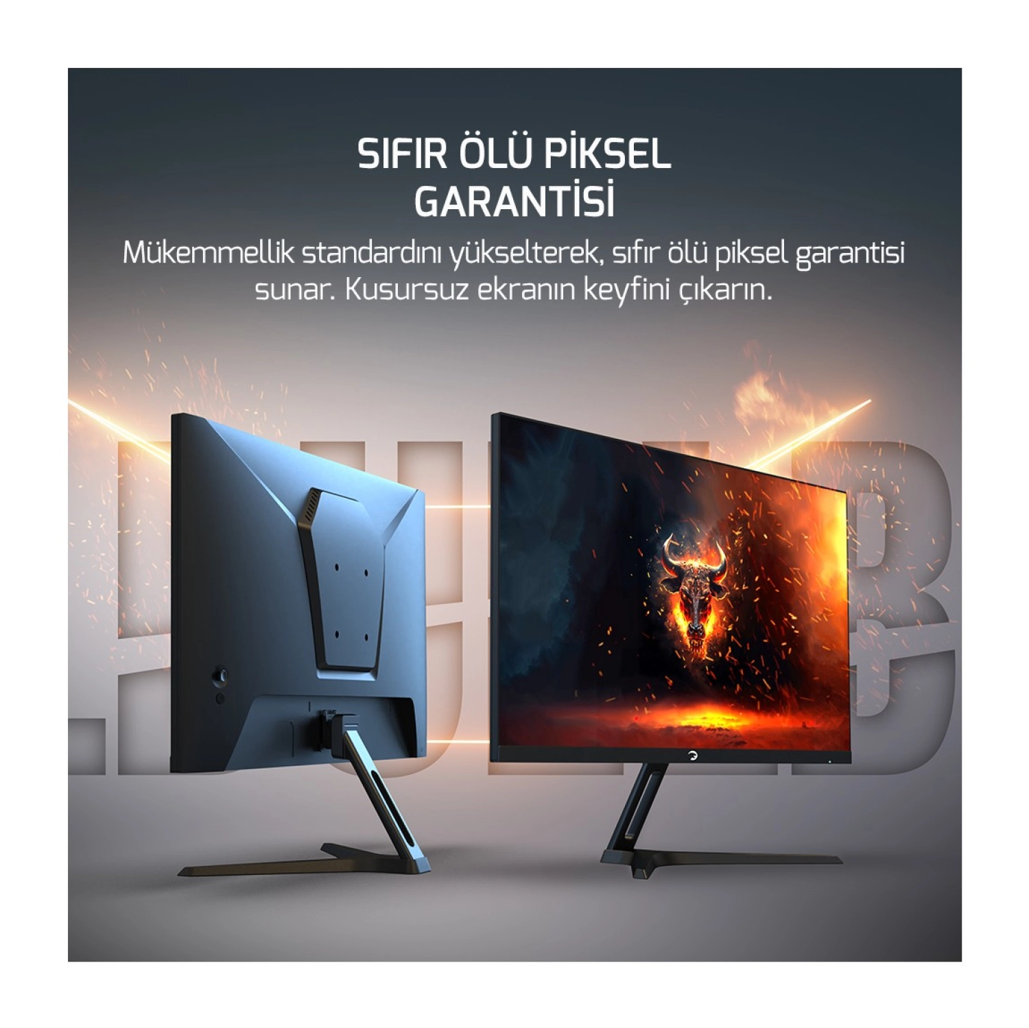 Gamepower 24'' Bull T10 Flat Ips 200Hz 0.5Ms Gaming Monitör - Görsel 7