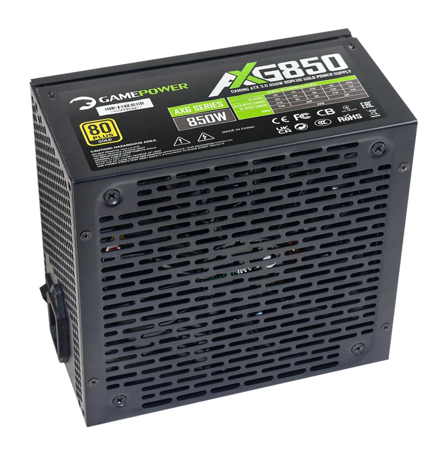 Gamepower Axg-850 14Cm 80+ Gold Atx 3.0 Pcı-E 5.0 850W Power Supply - Görsel 3