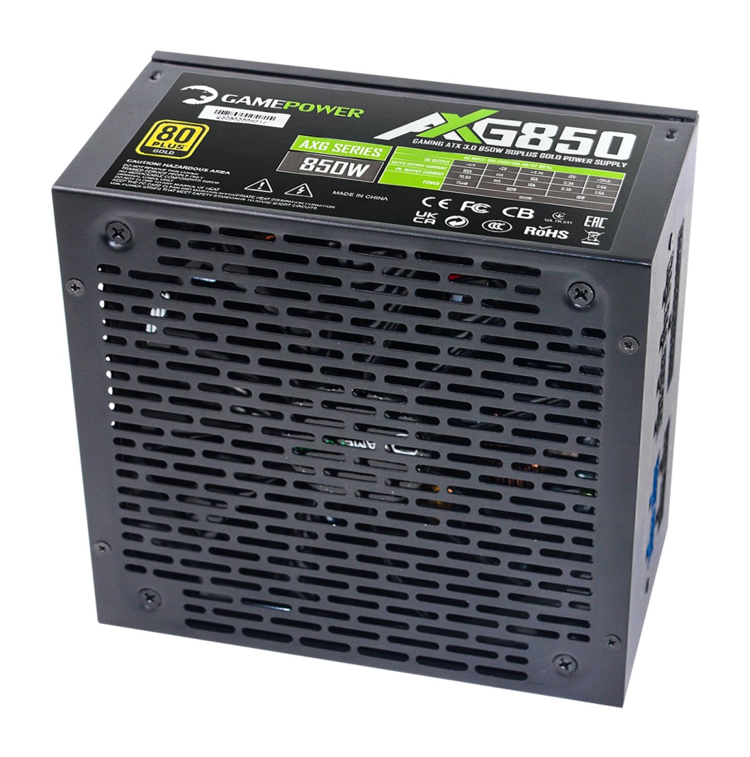 Gamepower Axg-850 14Cm 80+ Gold Atx 3.0 Pcı-E 5.0 850W Power Supply - Görsel 2