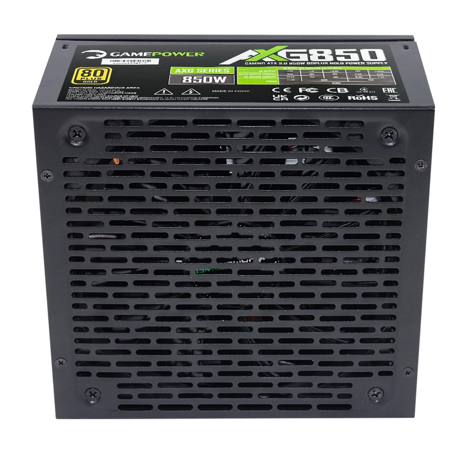 Gamepower Axg-850 14Cm 80+ Gold Atx 3.0 Pcı-E 5.0 850W Power Supply - Görsel 5
