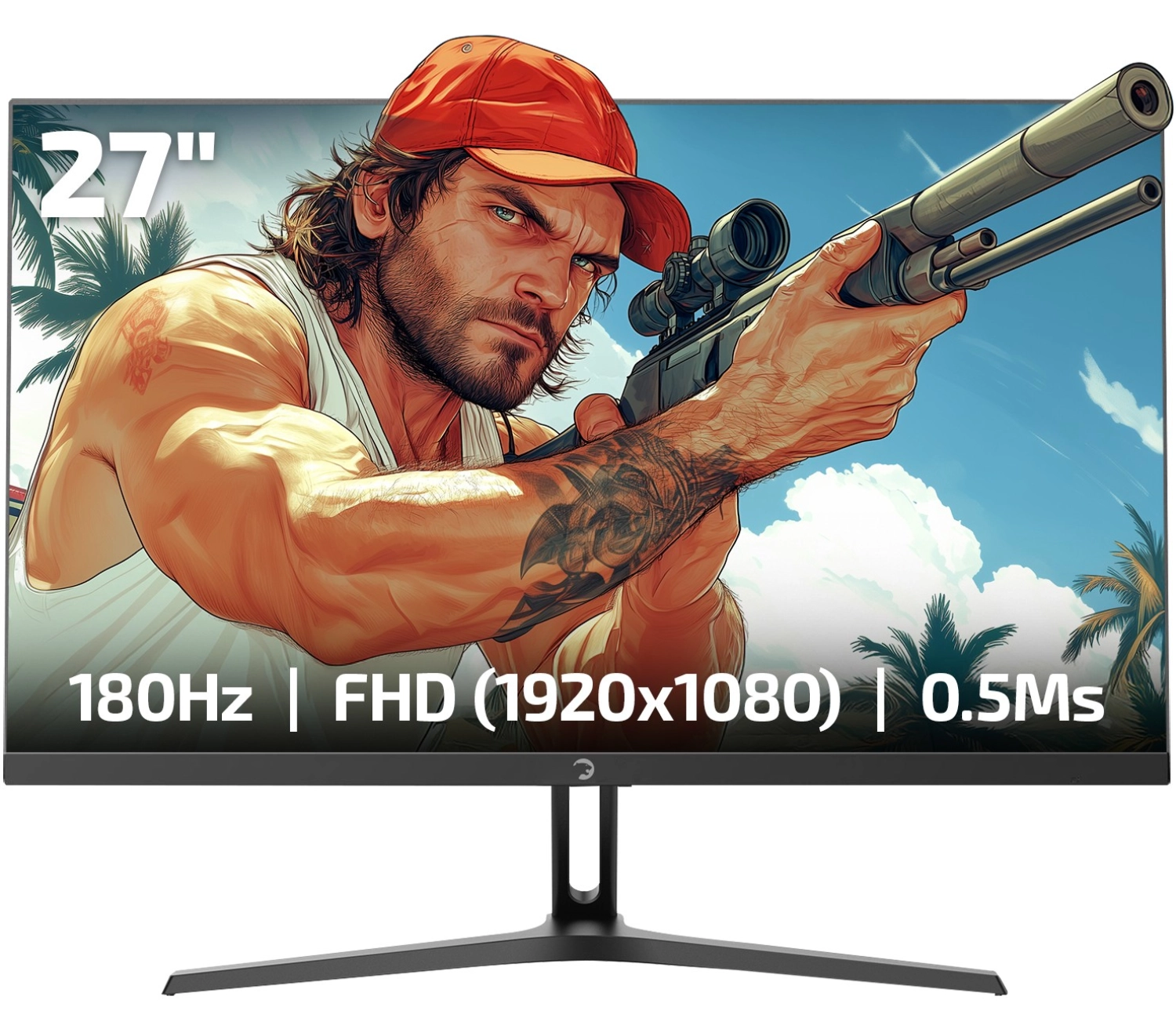 Gamepower Bull T20 Flat Fast Ips 180Hz 0.5Ms Fhd Gaming Monitör ürün görseli