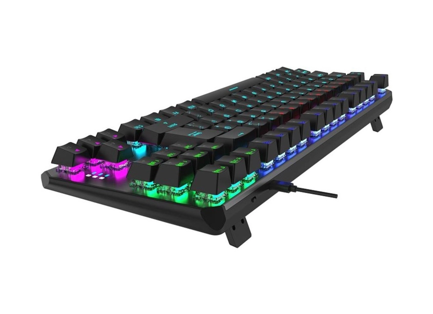 Gamepower Overlord Blue Switch 88 Tuşlu Compact Mekanik Oyuncu Klavye - Görsel 5
