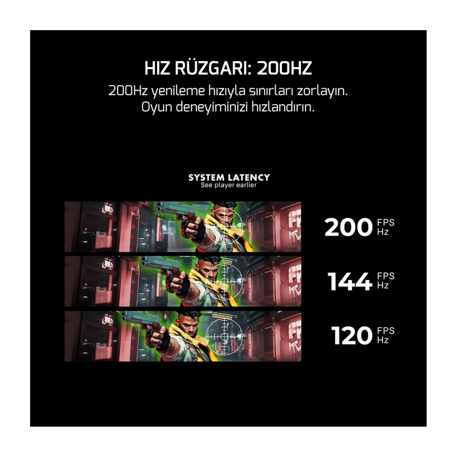 Gamepower Vivid T50 27'' 1500R Curved Rgb Beyaz 200Hz 0.5Ms Fhd 2X2W Speaker Va Gaming Monitör - Görsel 3
