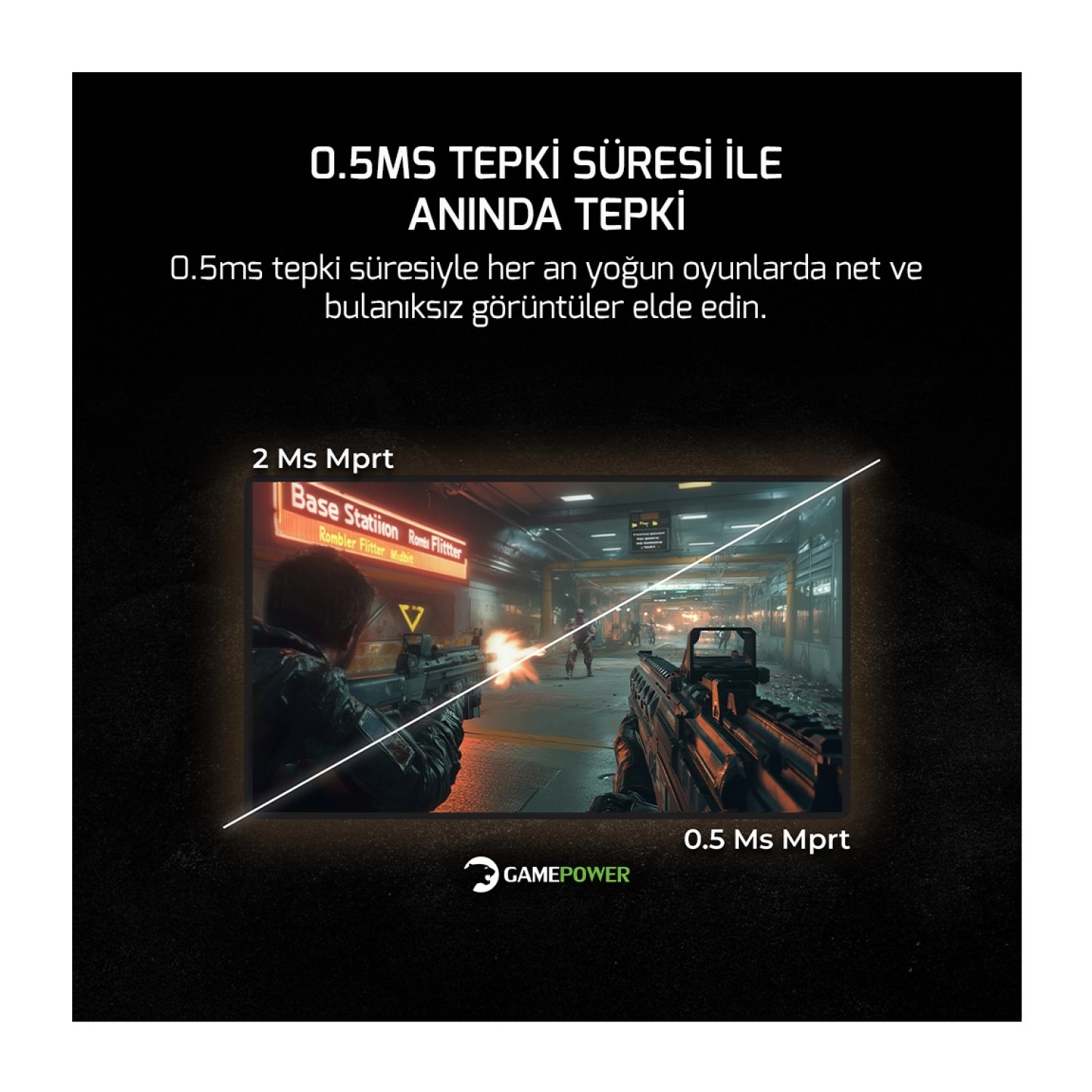 Gamepower Vivid T50 27'' 1500R Curved Rgb Beyaz 200Hz 0.5Ms Fhd 2X2W Speaker Va Gaming Monitör - Görsel 5