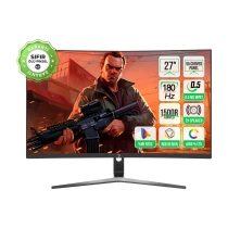 Gamepower Vivid T50 27'' Curved Rgb 180Hz 0.5Ms Fhd 1500R Curved 2X2W Speaker Va Gaming Monitör