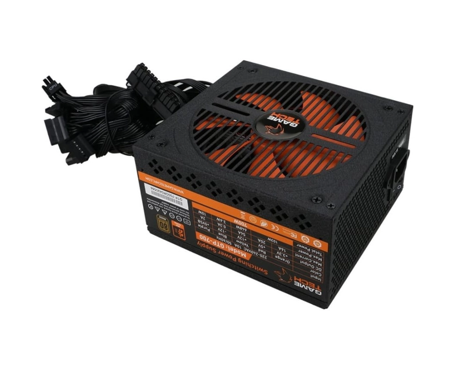 Gametech 700W 80 Plus Bronze Güç Kaynağı - Görsel 3