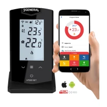 General Ht500Set Akıllı Oda Termostatı Siyah