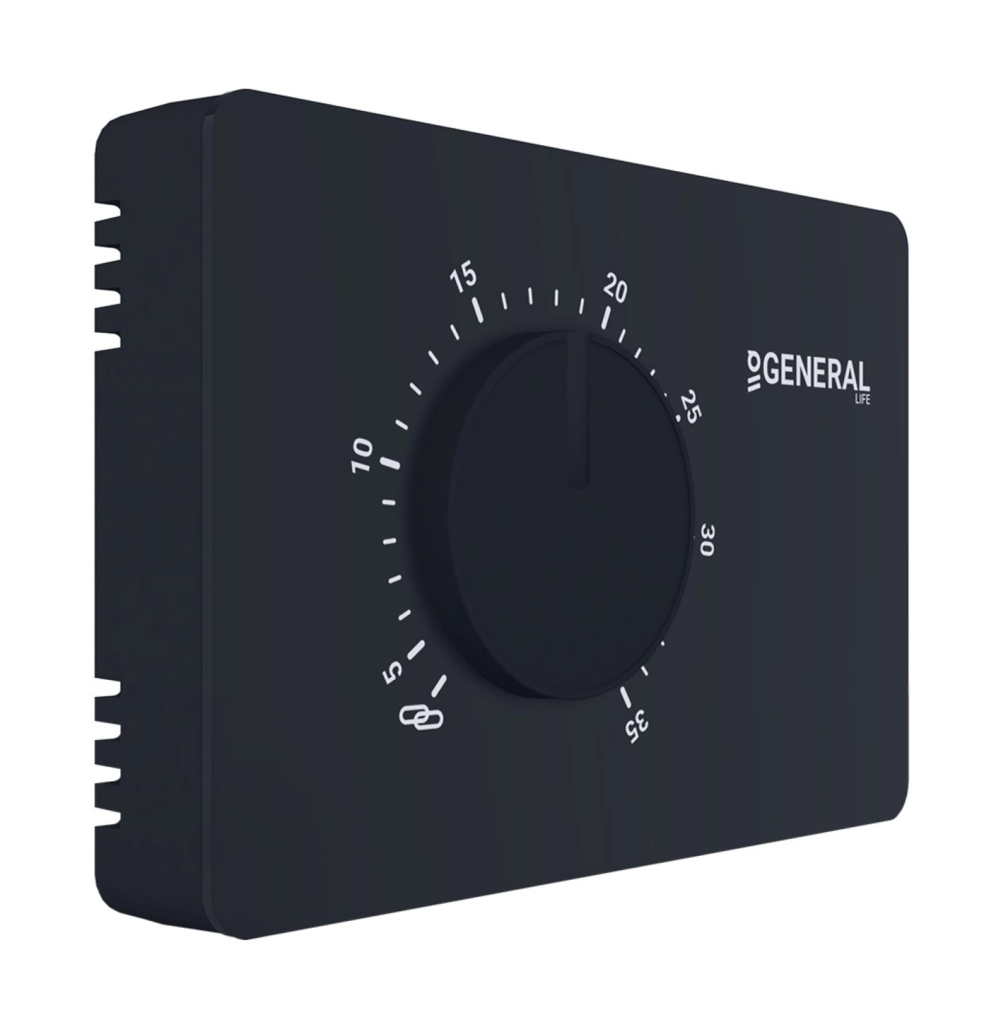 General Mitra 110S Kablolu Dijital Oda Termostatı - Siyah - Görsel 2