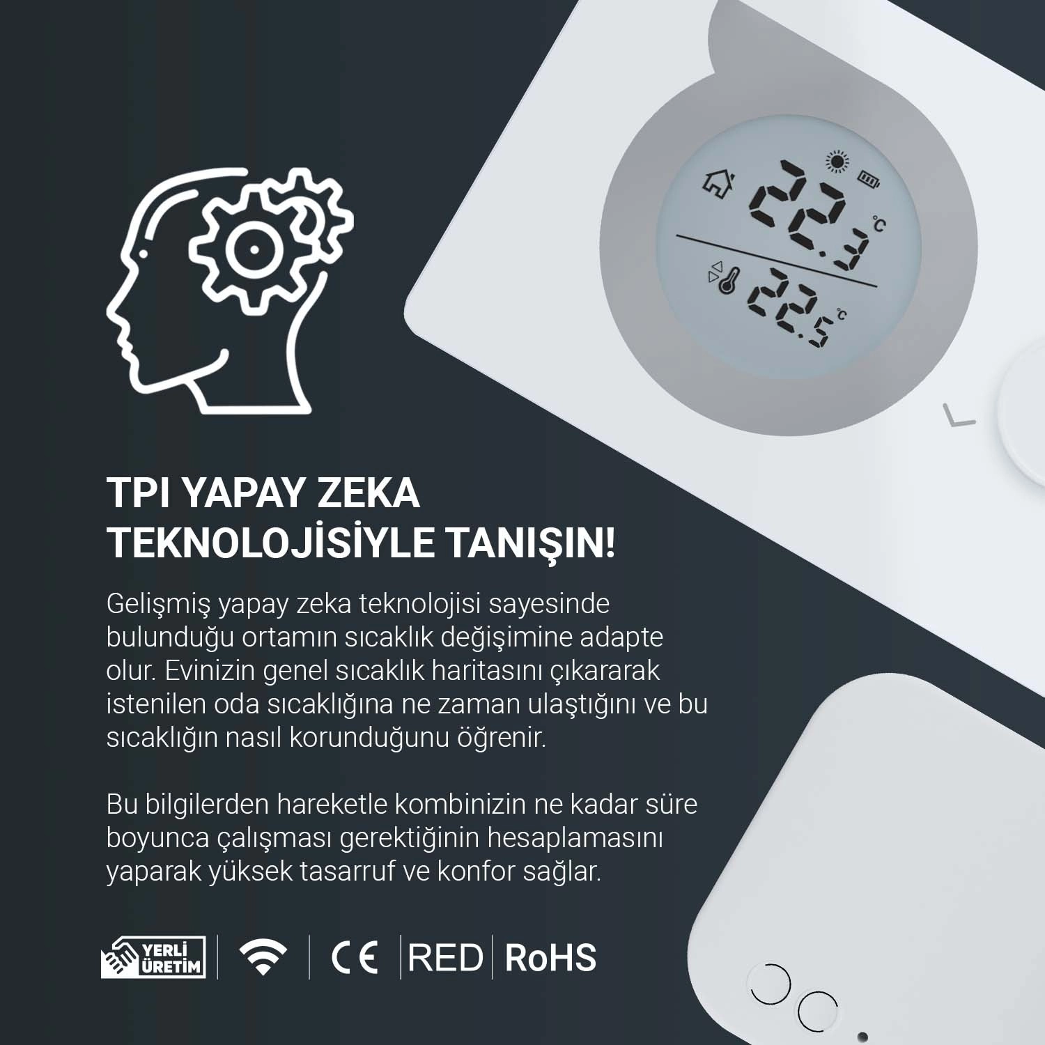 General Mitra 230S Rf Kablosuz Dijital Oda Termostatı - Görsel 5