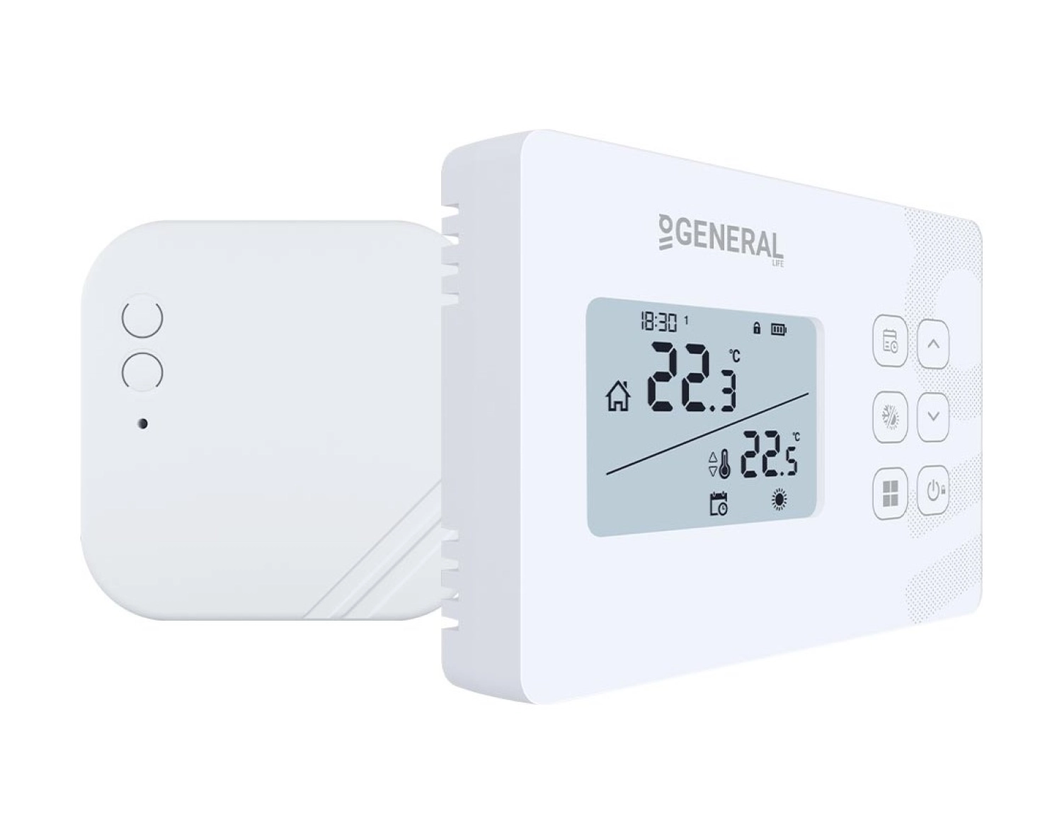 General Mitra Ht340S Rf Haftalık Programlı Kablosuz Oda Termostatı - Görsel 4