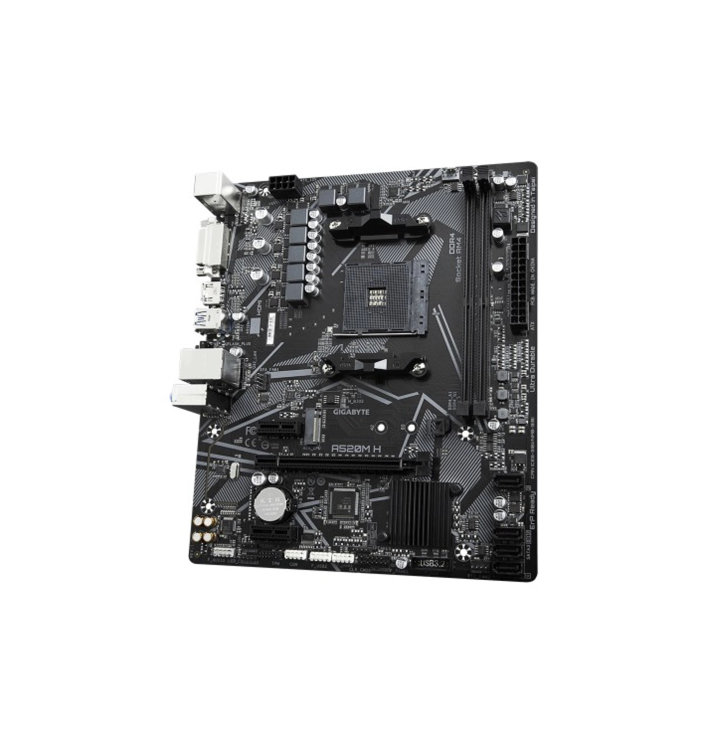 Gigabyte A520M H Dvi Hdmi Usb3,2 M.2 Am4 - Görsel 4