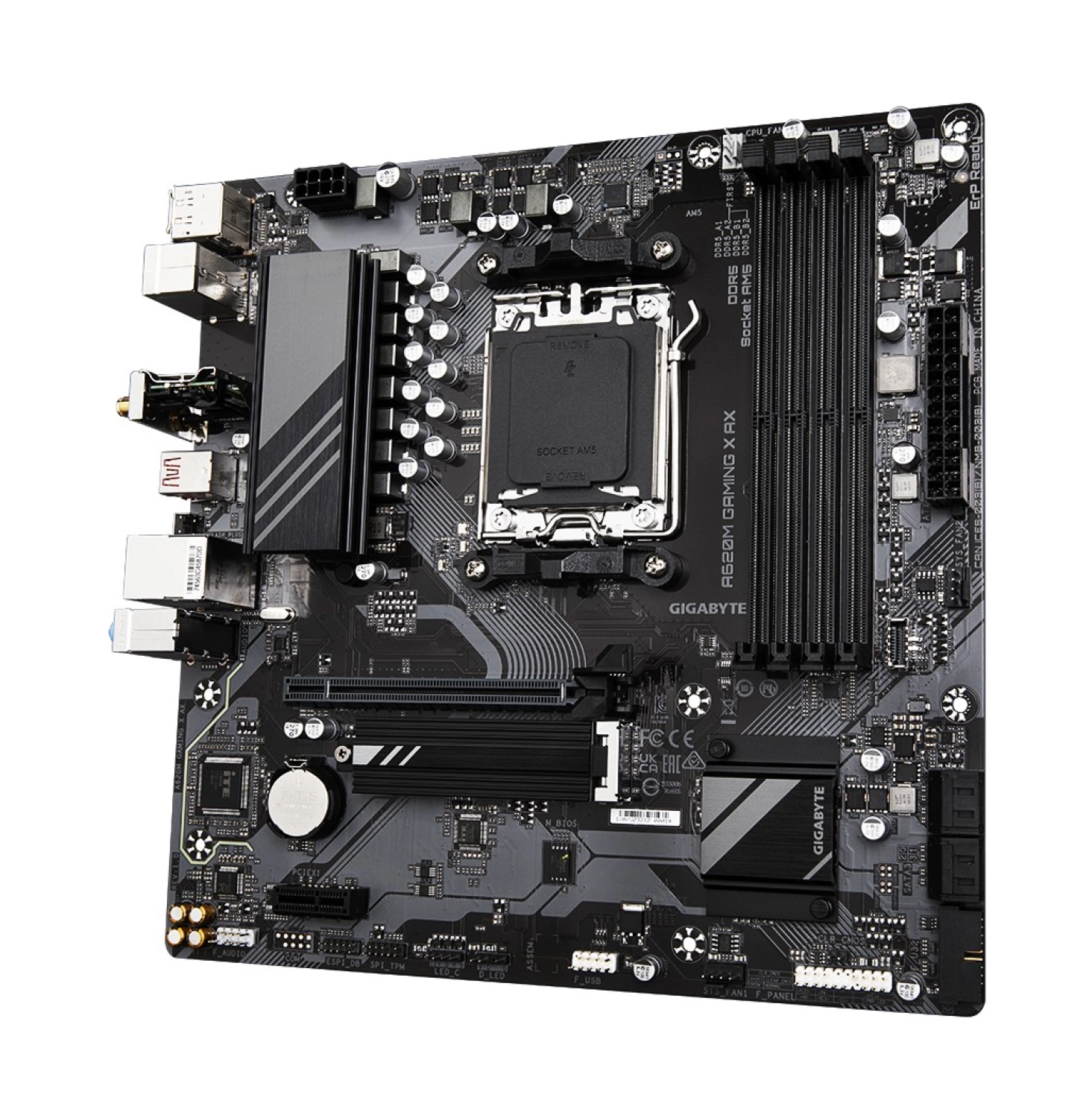 Gigabyte A620M Gaming X Ax Amd Am5 Ddr5 8000Mhz Matx Anakart A620M Gaming X Ax - Görsel 4