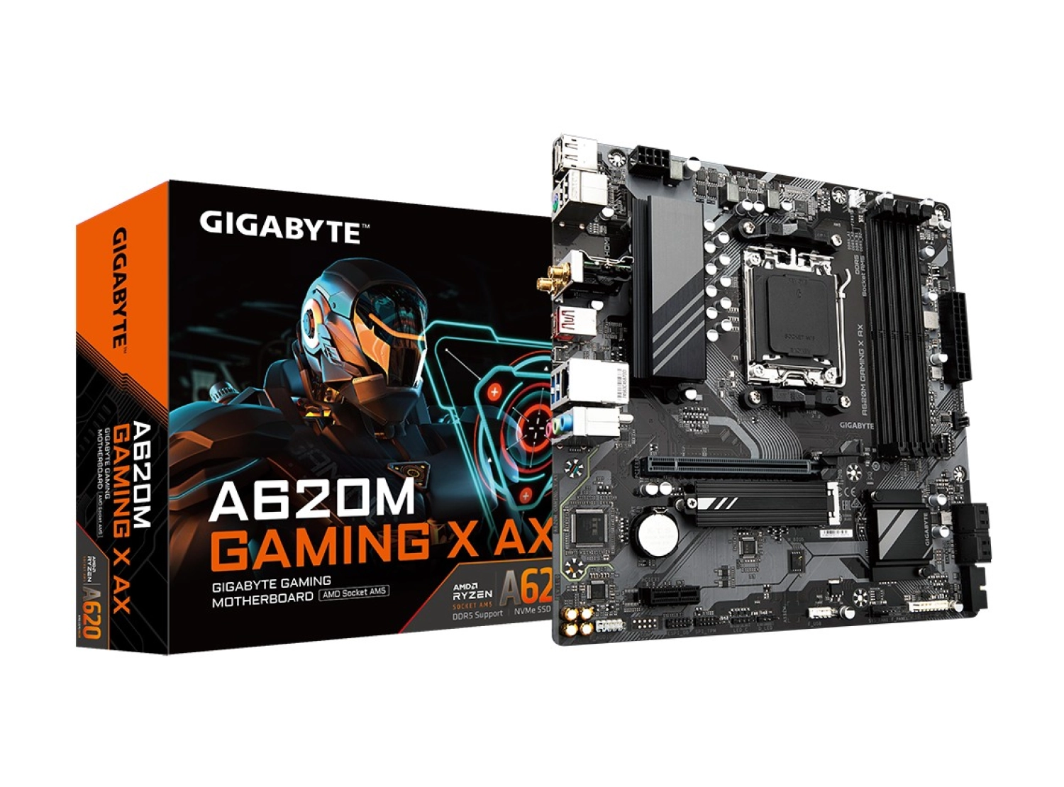 Gigabyte A620M Gaming X Ax Amd Am5 Ddr5 8000Mhz Matx Anakart A620M Gaming X Ax ürün görseli