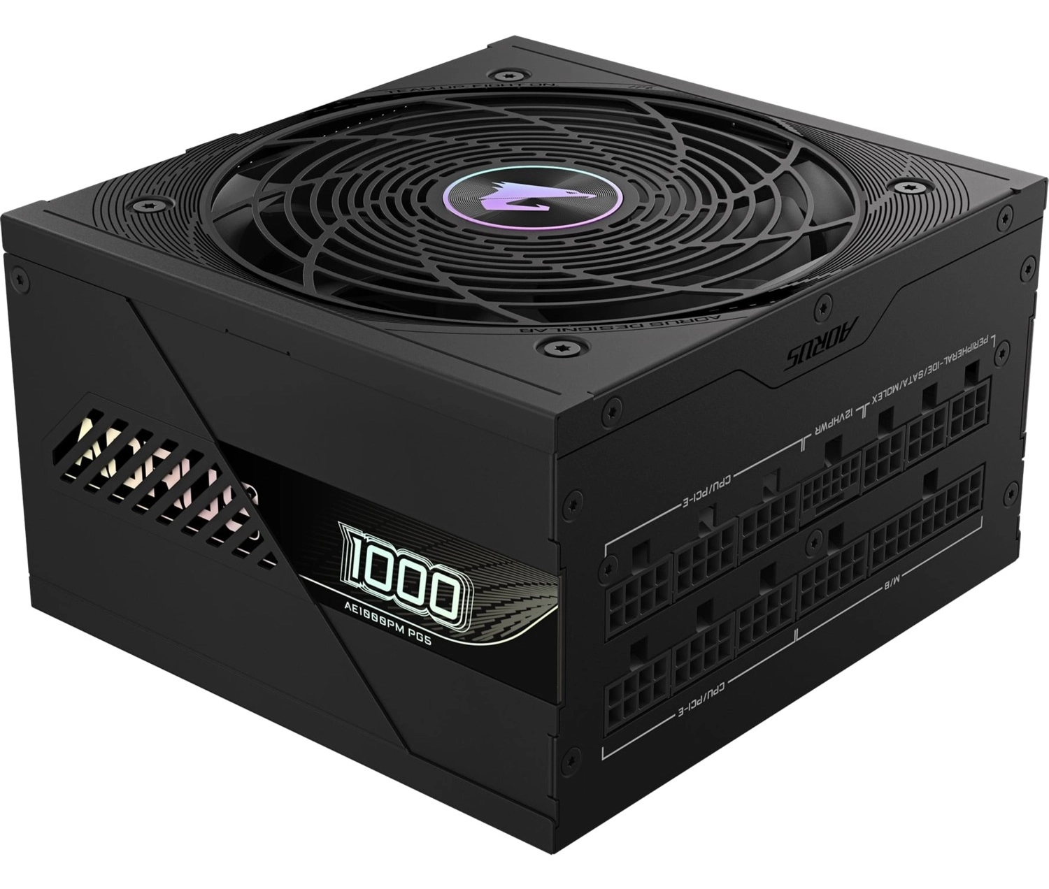 Gigabyte Aorus Elite Gp-Ae1000Pm Pg5 1000W 80+ Platinium Pcıe 5.0 - Atx 3.1 Full Modüler Siyah Power Supply - Görsel 2