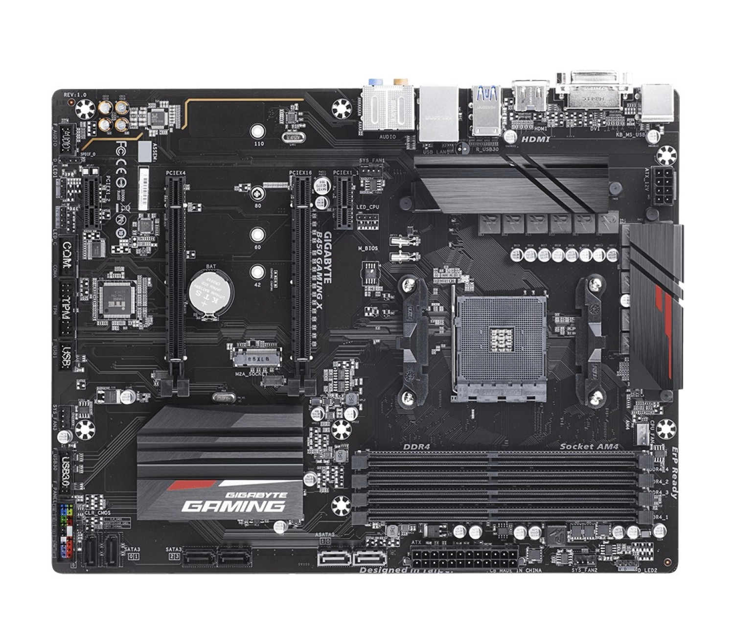Gigabyte B450 Gaming X Amd B450 2133Mhz Ddr4 Soket Am4 Atx Anakart ürün görseli