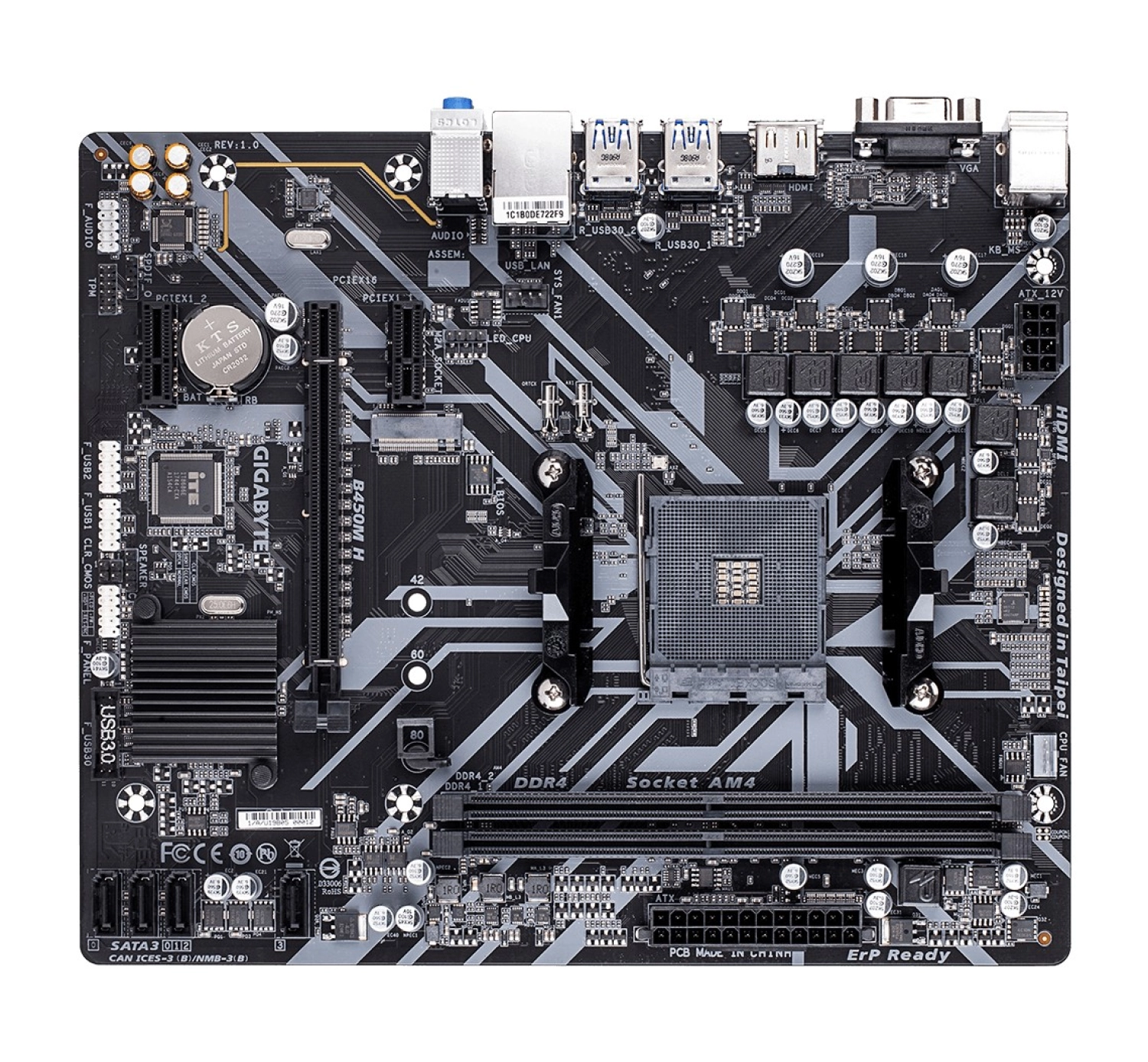 Gigabyte B450M-H Amd B450 2933Mhz Ddr4 Soket Am4 Matx Anakart - Görsel 2
