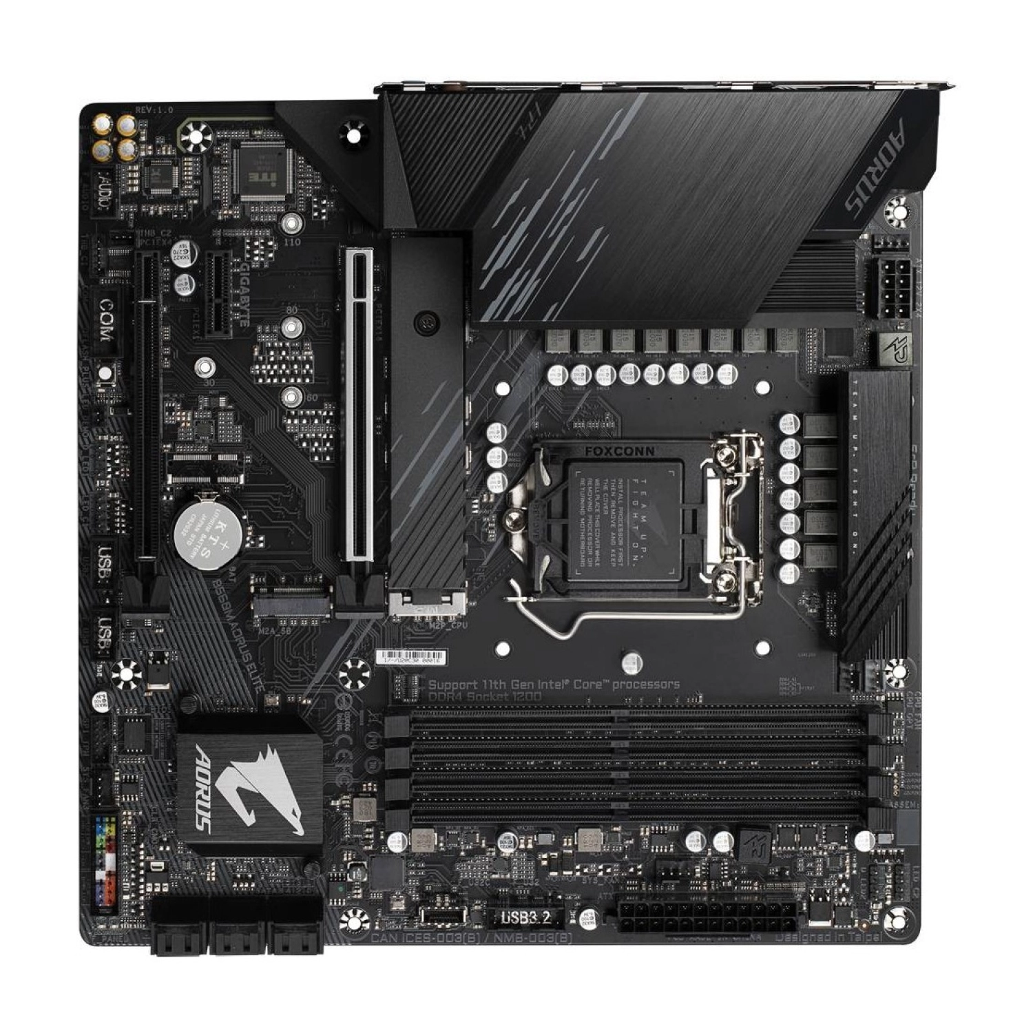Gigabyte B560M Aorus Elite Intel 1200 Matx Anakart - Görsel 3