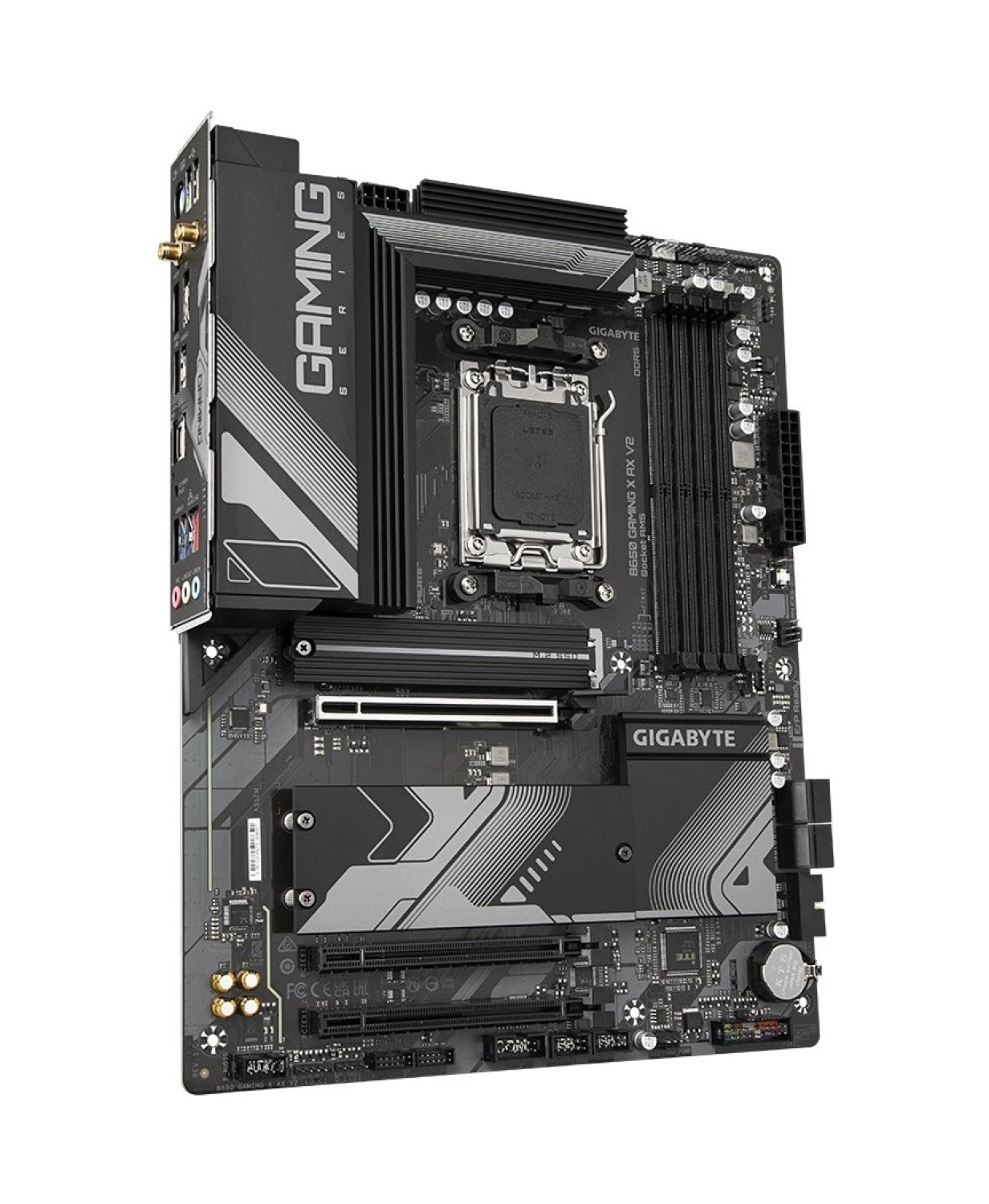 Gigabyte B650 Gaming X Ax V2 Soket Am5 Amd B650 Ddr5 8000Mhz (Oc) Wi-Fi 6E Atx Anakart - Görsel 3