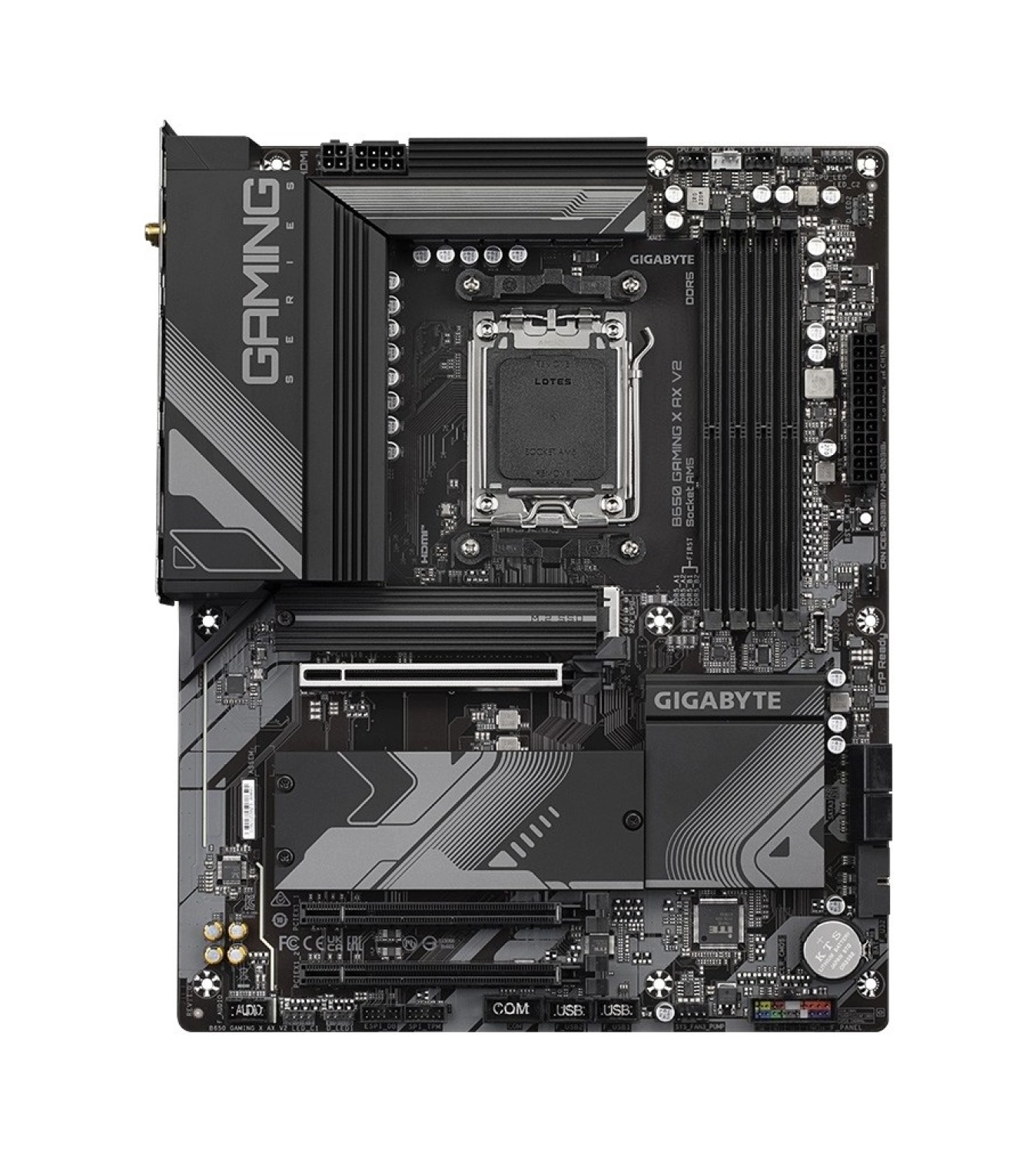 Gigabyte B650 Gaming X Ax V2 Soket Am5 Amd B650 Ddr5 8000Mhz (Oc) Wi-Fi 6E Atx Anakart - Görsel 2
