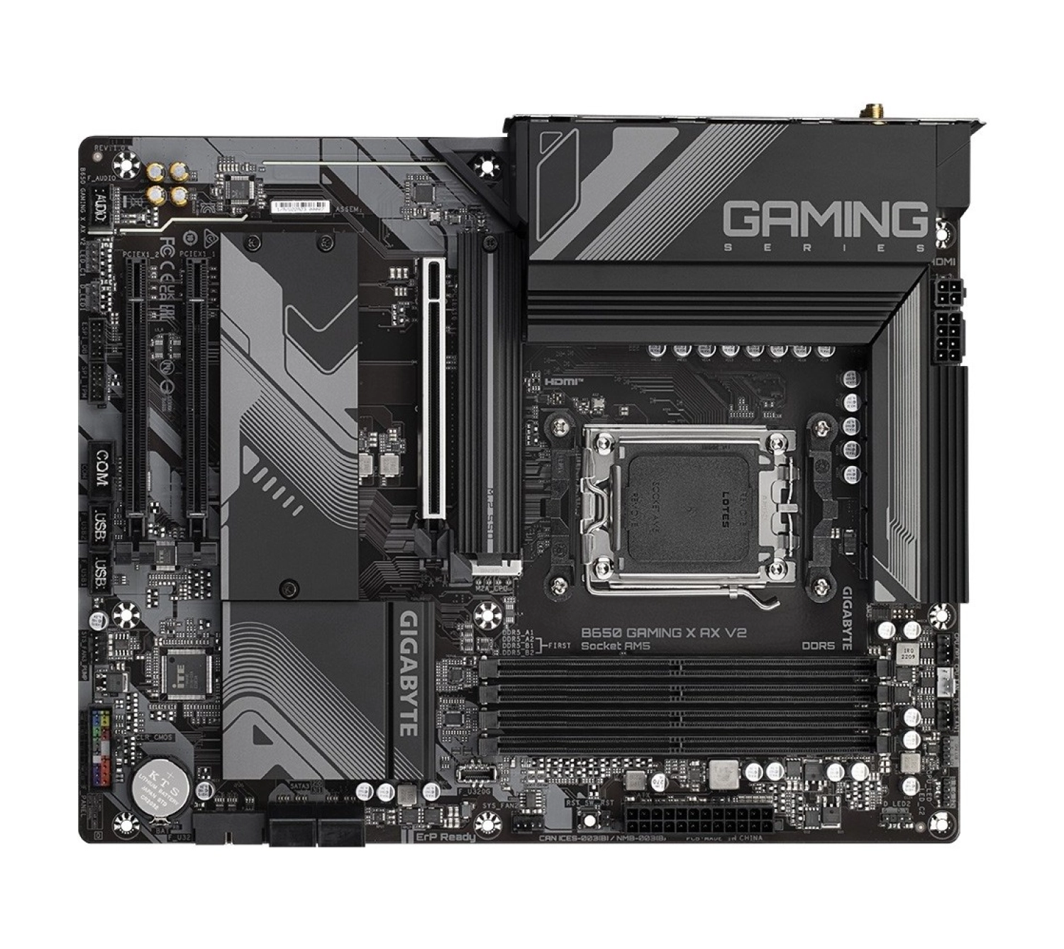 Gigabyte B650 Gaming X Ax V2 Soket Am5 Amd B650 Ddr5 8000Mhz (Oc) Wi-Fi 6E Atx Anakart - Görsel 4