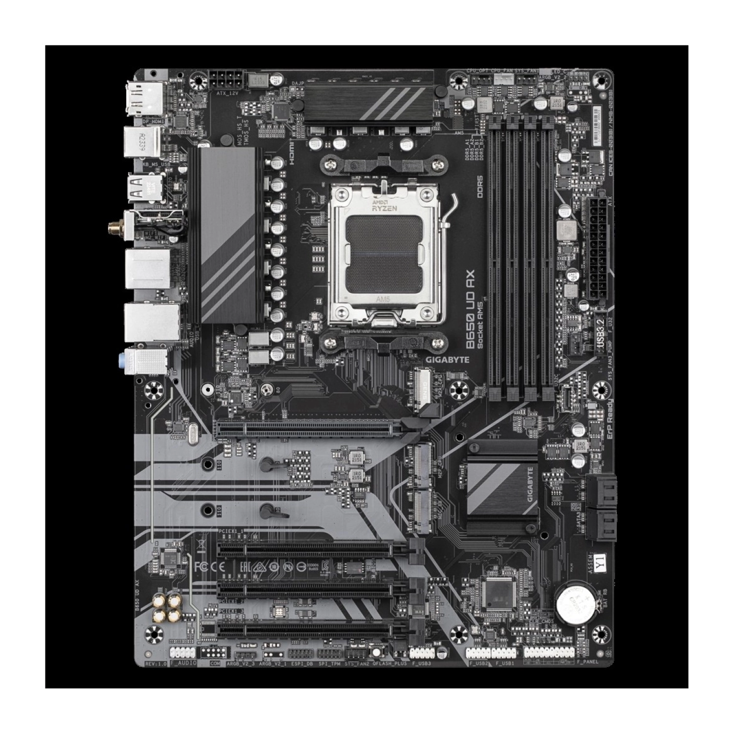 Gigabyte B650 Ud Ax, 800 Mhz 4Xddr5,Am5 Soket Gaming Anakart - Görsel 2