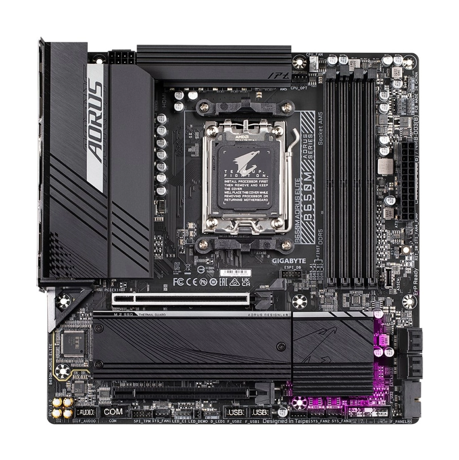 Gigabyte B650M Aorus Elıte Soket Am5 Ddr5 8000Mhz (Oc) Matx Gaming (Oyuncu) Anakart - Görsel 2