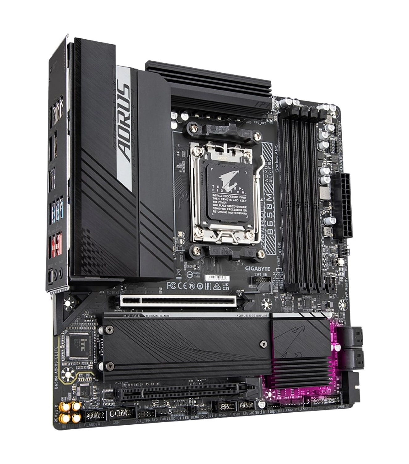 Gigabyte B650M Aorus Elıte Soket Am5 Ddr5 8000Mhz (Oc) Matx Gaming (Oyuncu) Anakart - Görsel 3