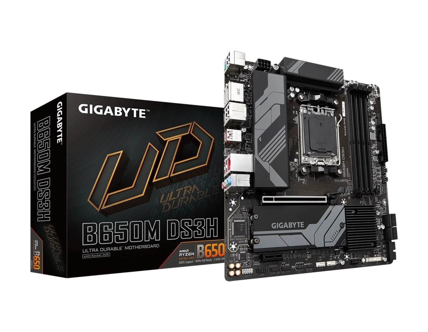 Gigabyte B650M Ds3H 6400 Mhz (O.c.) Ddr5 Am5 Matx Anakart ürün görseli