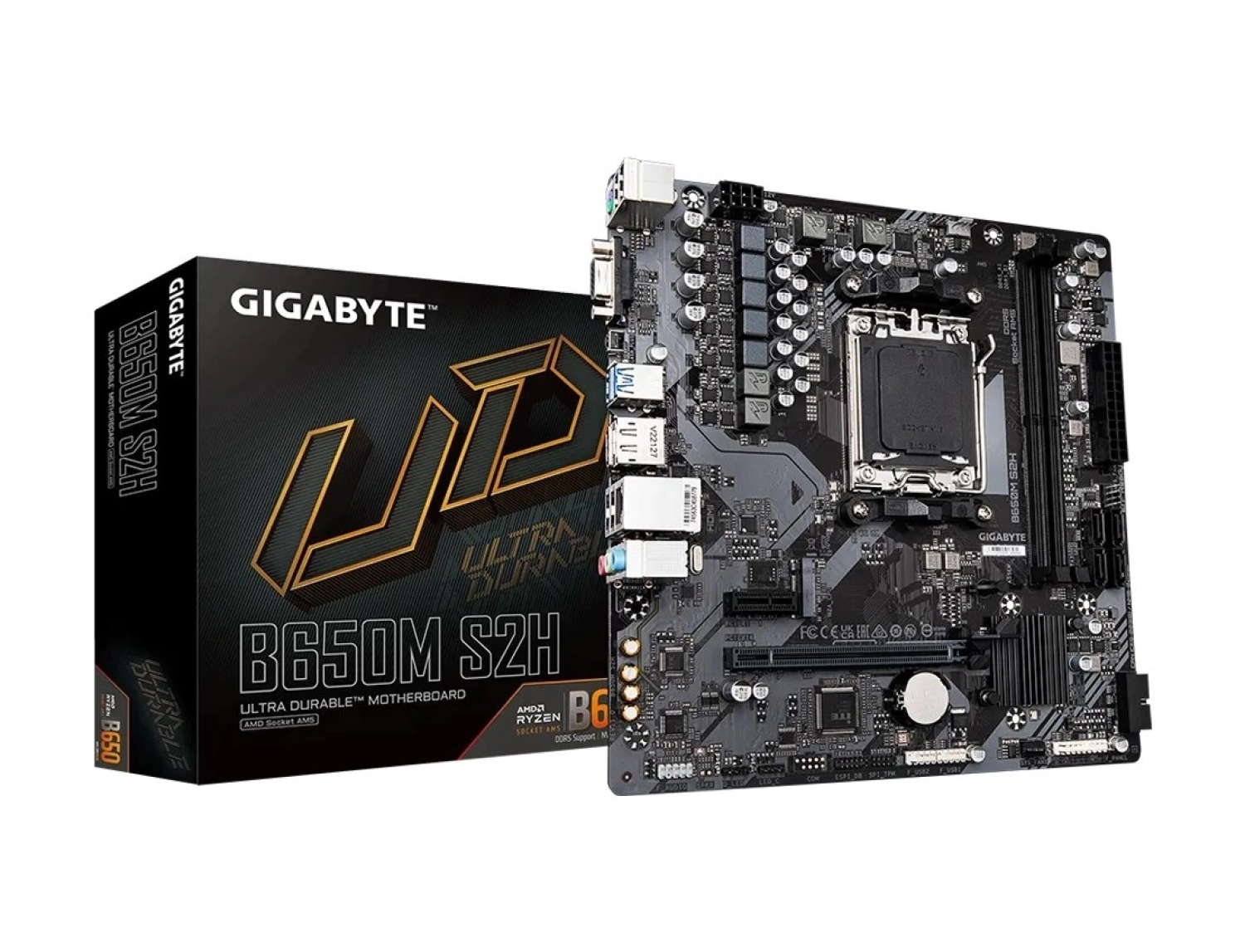 Gigabyte B650M S2H Amd Am5 Ddr5 Micro Atx Anakart ürün görseli