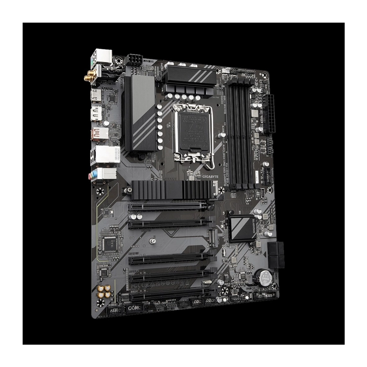 Gigabyte B760 Ds3H Ax, Rev.1.0, 4Xddr5, 2Xm.2, Dp, Hdmı, Type-C, Wi-Fi 6E, Bluetooth V5.3, 12-13-14.Nesil, Lga1700 Soket, Anakart - Görsel 4