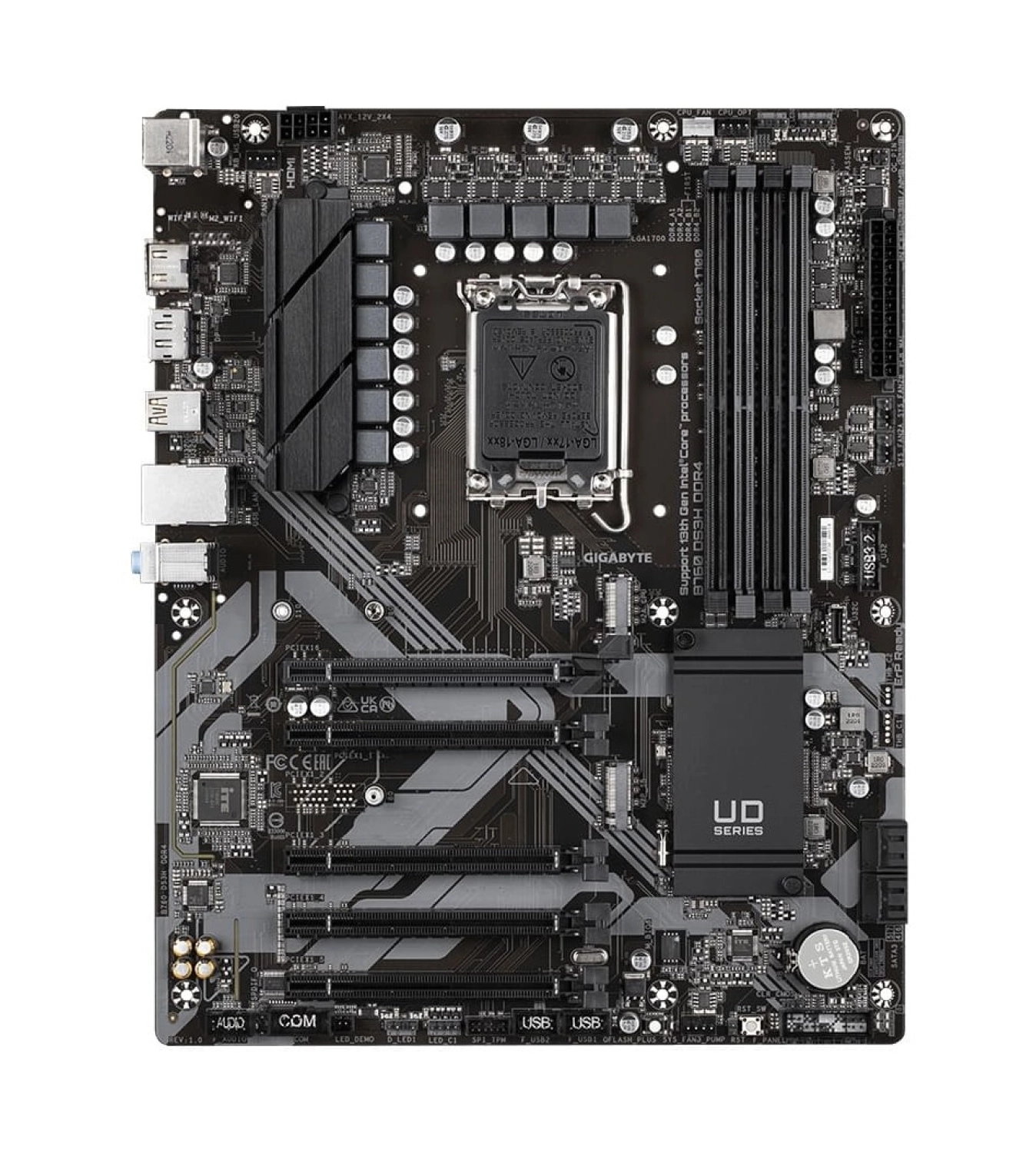 Gigabyte B760 Ds3H Ddr5 7600 Mhz (Oc) Pci-E Gen4 M.2 Usb 3.2 Dp Hdmi 1G Lan Atx Soket 1700 - Görsel 3